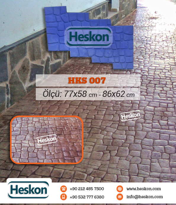 007 Hks Cooble Stone Baski Beton Kalibi