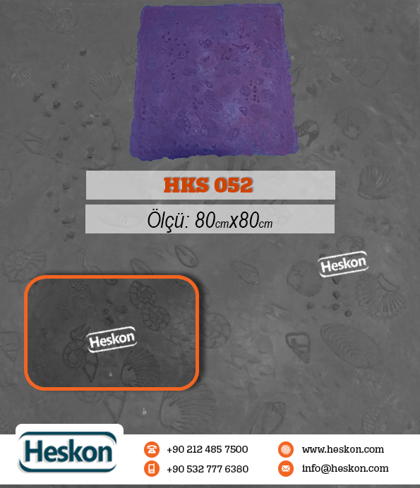 052 Deniz Sea Desen Pattern Baski Beton Printed Concrete