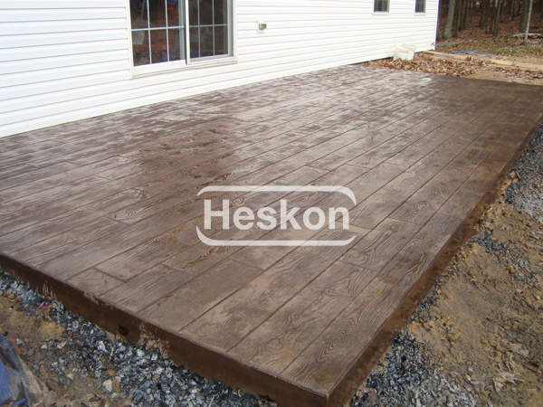 Ahsap Wood Desen Patternet Baski Stamp Beton Concrete 01